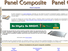 Tablet Screenshot of panelcomposite.es